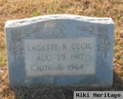 Lagette R. Cecil