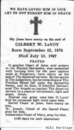 Gilbert Walter Lavoy