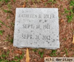 Kathleen Isabel Brown Toler