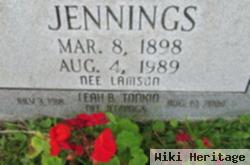 Leah B Jennings Tonkin