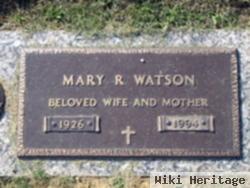 Mary R Watson