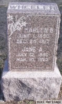 Harlen B Wheeler