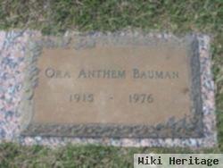 Ora Anthem Hightower Bauman