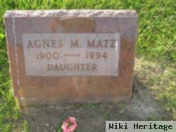 Agnes M. Matz