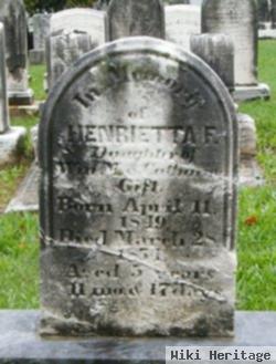 Henrietta F. Gift