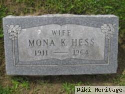 Mona K. Hoover Hess