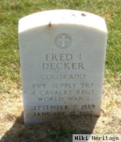 Fred I. Decker