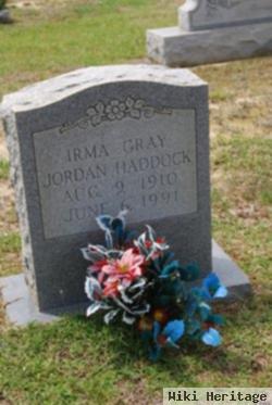 Irma Gray Jordan Haddock