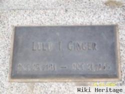 Lulu I. Fluker Ginger