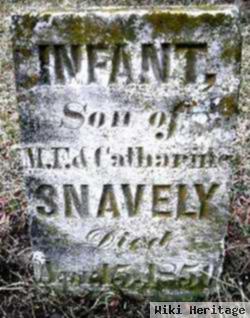 Infant Son Of Mf & C Snavely