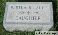 Bertha B Lauer