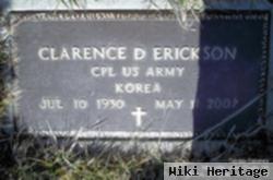 Corp Clarence D. Erickson