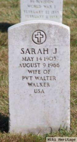 Sarah J Walker