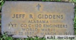 Jeff R Giddens