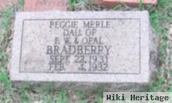 Peggie Merle Bradberry