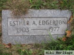 Esther A. Edgerton