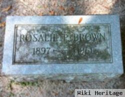 Rosalie P Brown