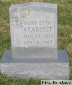 Mary Etta Yearout