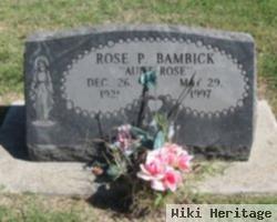 Rose P. Bambick