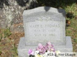 Mary E Thomas