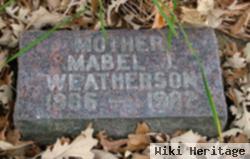 Mabel J Weatherson