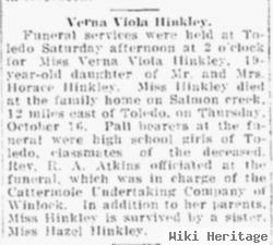 Verna Viola Hinkley