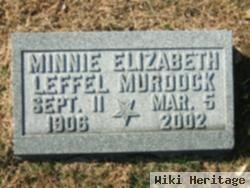 Minnie Elizabeth Leffel Murdock