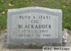 Ruth A Fax Blackadder