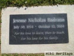 Jerome Nicholas Badraun