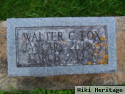 Walter C Fox