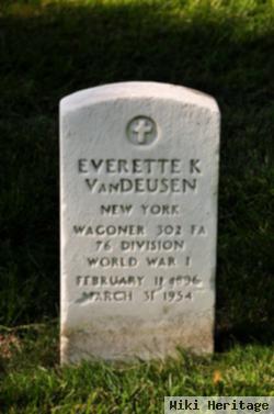 Everette K Van Deusen