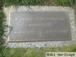 Mary Frances Mcdonald Bodiford