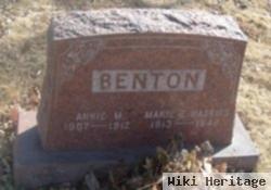 Annie M Benton