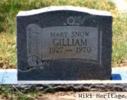 Mary Snow Gilliam