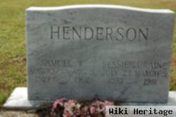 Samuel W Henderson