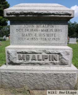 Mary E. Parkhurst Mcalpin