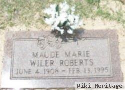 Maude Marie Wiler Roberts