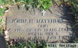 John Harrison Matthews, Jr