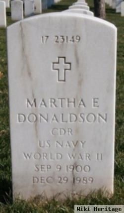 Cdr Martha E Donaldson