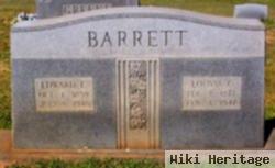 Edward E Barrett