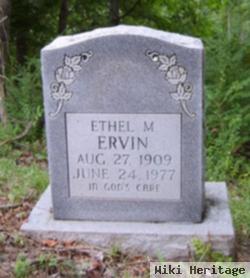 Ethel M Ervin