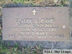 Claude L Davis