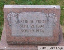 Gertie M Snavely Priore