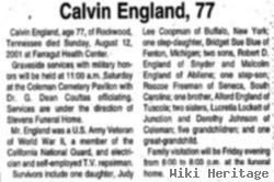 Calvin England