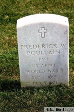 Frederick W Poullain