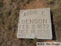 Addie Etter Jones Benson