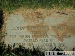 John Fredrick Weide