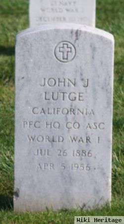 John J Lutge