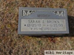 Sarah Elizabeth Brown