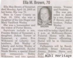 Ella Mae Wesley Brown